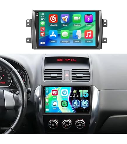 Amazon.com: 4+64G Android Car Stereo for Suzuki SX4 2006-2013